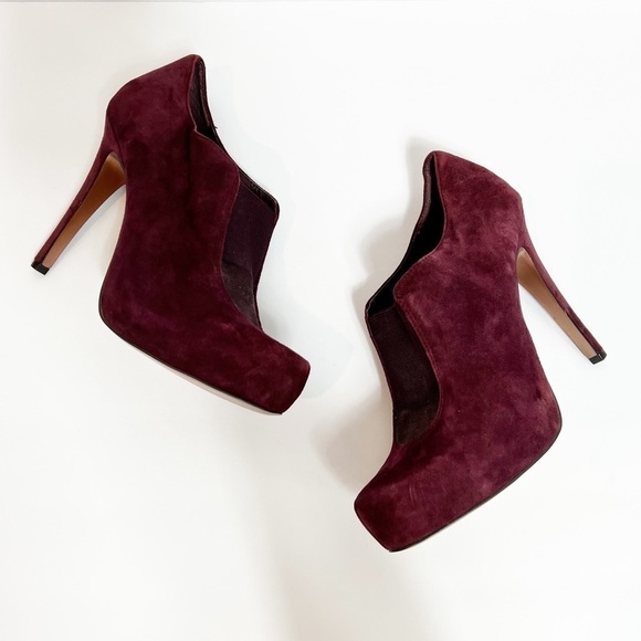 BCBGENERATION MAROON PURPLE RED WOMEN CLOSED HEELS SIZE 9 NEW NO BOX - Picture 1 of 7